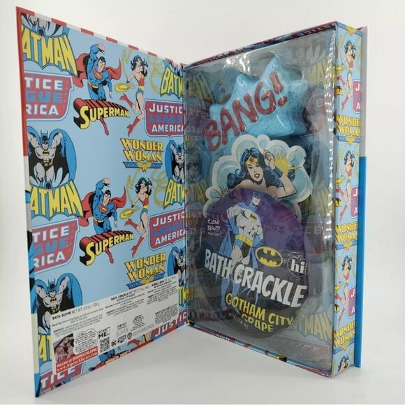 NEW Bath Bomb Set JUSTICE LEAGUE of AMERICA and Crackle Bath Set, DC Com… - Picture 3 of 5